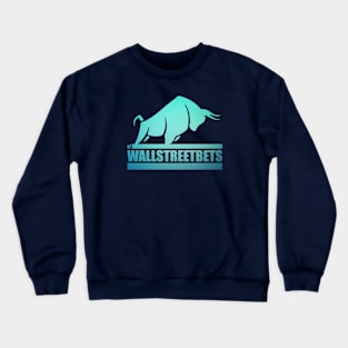 Wallstreetbets WSB - Diamond Hands - Stock Market To The Moon Tendies Crewneck Sweatshirt